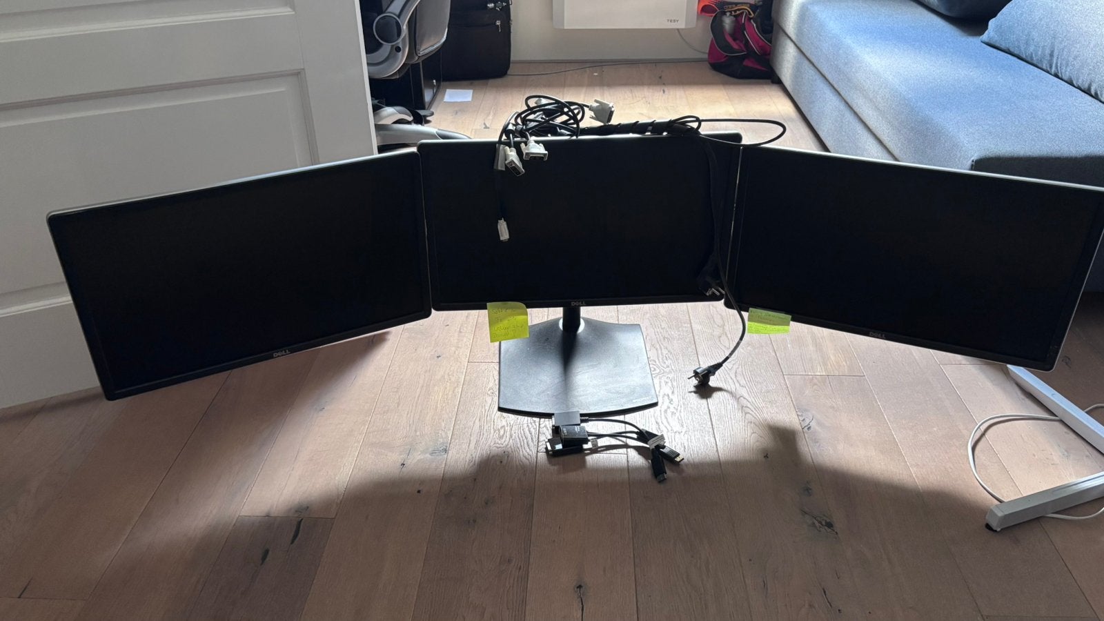 3x Dell monitor 23” met standaard P2314Ht+Dell dockinstation, Computers en Software, Monitoren, Ophalen, IPS, HDMI, 5 ms of meer