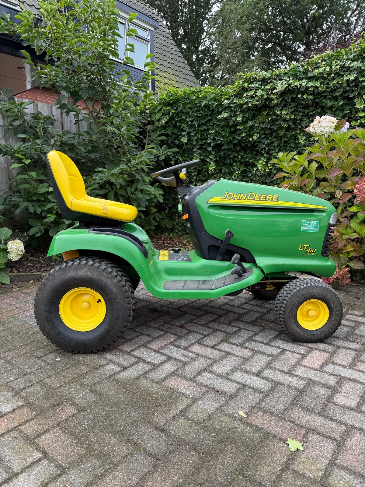 John Deere LT160 Zitmaaier - Krachtig en Betrouwbaar, Ophalen, Cirkelmaaier, Gebruikt, Elektrische starter