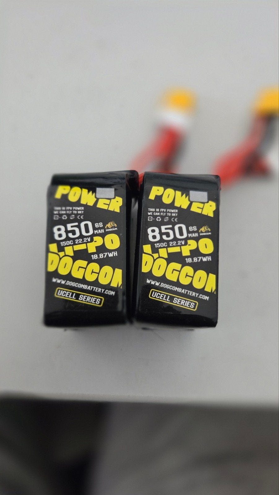 Dogcom 850mAh 6S Lipo Batterij voor FPV Drones, Ophalen of Verzenden, Zo goed als nieuw, Elektro, Quadcopter of Multicopter