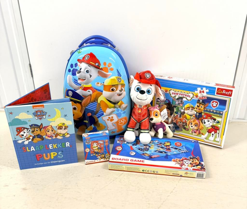 Heys Paw Patrol Kinder Koffer en Speelgoed Vakantie Pakket, Ophalen of Verzenden, Zo goed als nieuw