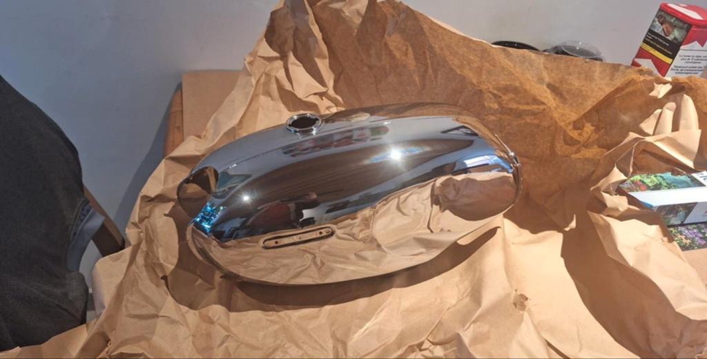 Verchroomde tank honda ss50, Ophalen, Honda
