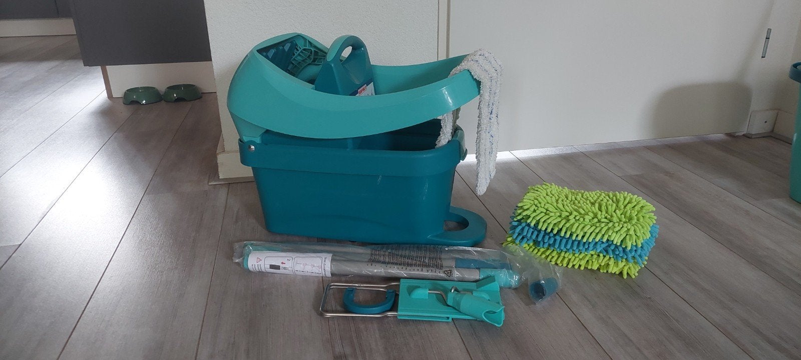 Dweil systeem van Leifheit, Ophalen, Dweilemmer, -bak, of -wagen