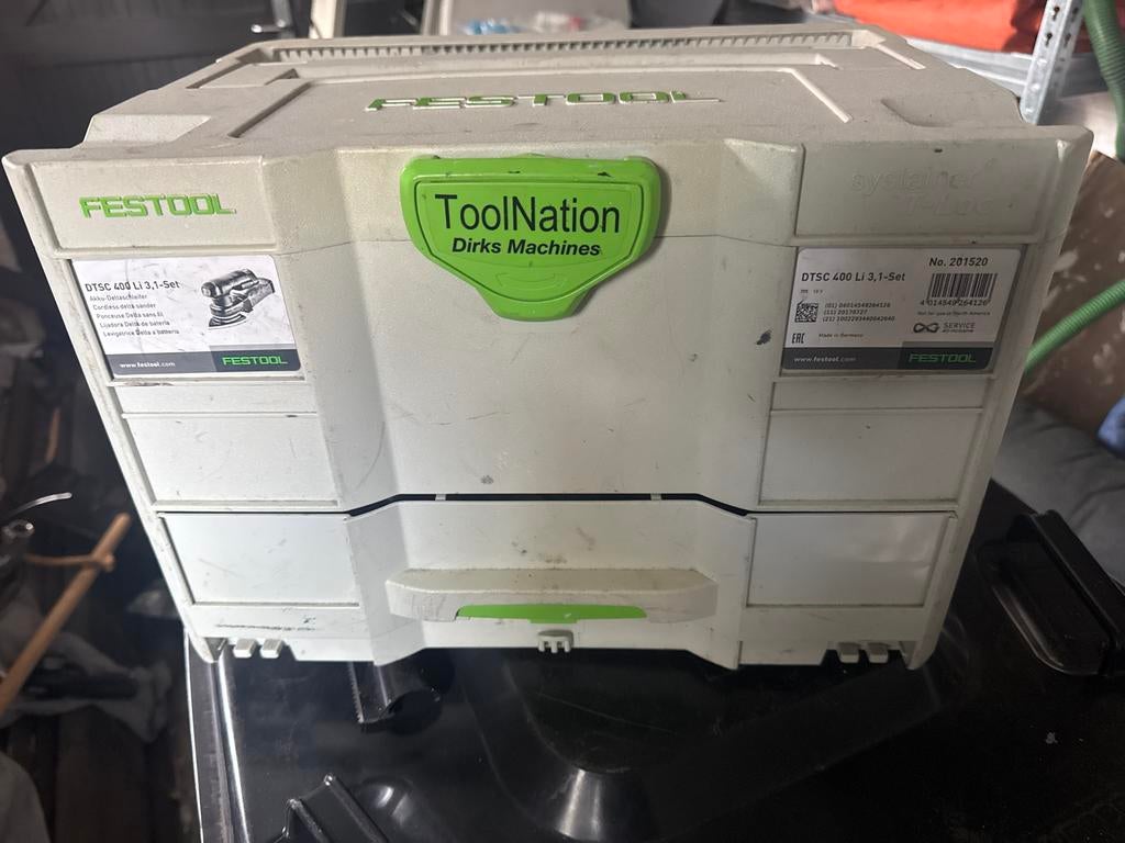 Festool DTS/DTSC 400 Li 3,1-Set Schuurmachine vierkante mode, Doe-het-zelf en Verbouw, Gereedschap | Schuurmachines, Ophalen, Gebruikt