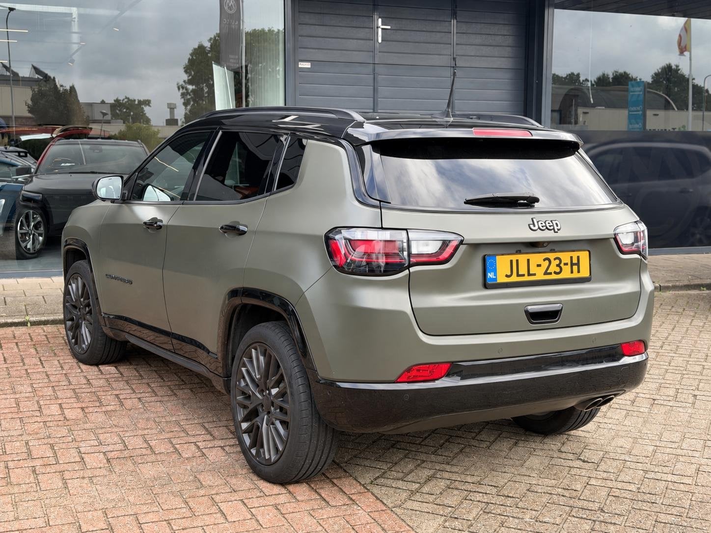 Jeep Compass 1.3T S MAT GROEN KLEUR | 360 CAMERA | ADAPTIEVE, Auto's, 15 km/l, 4 cilinders, 150 pk, Bedrijf