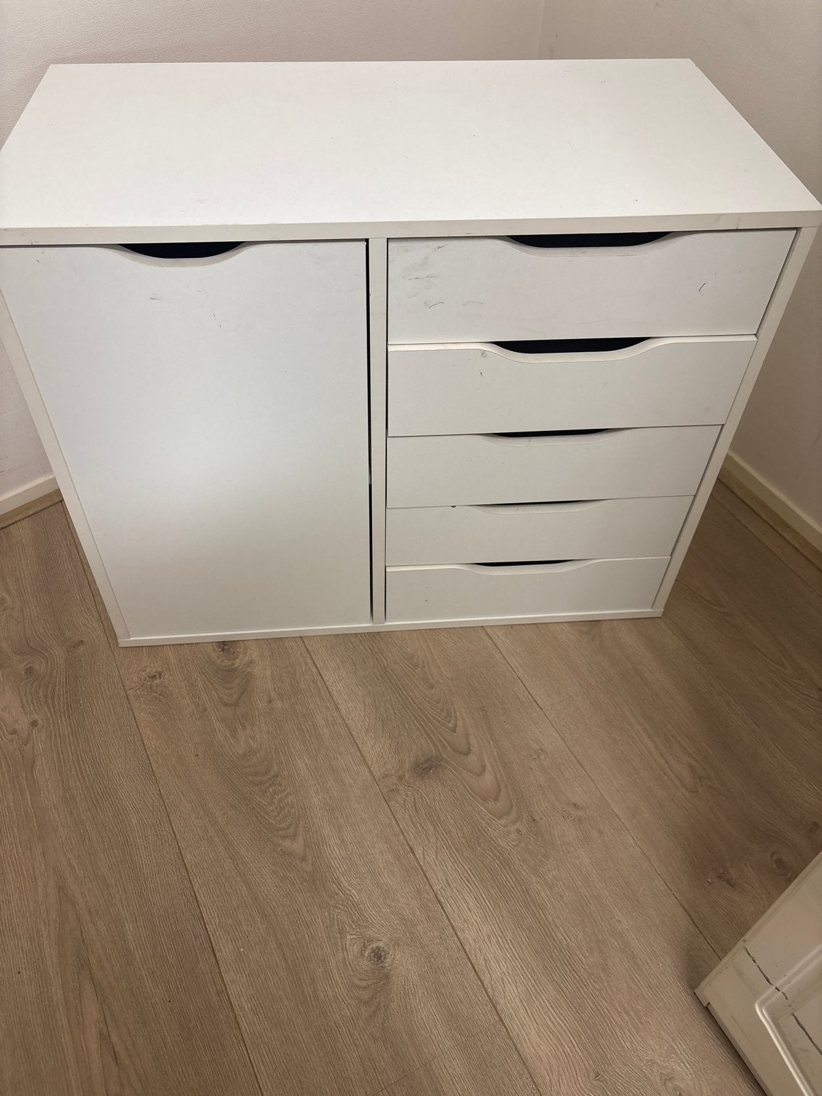 Gratis! Witte Ikea Alex ladekast, Ophalen, Kunststof, 50 tot 100 cm, Zo goed als nieuw