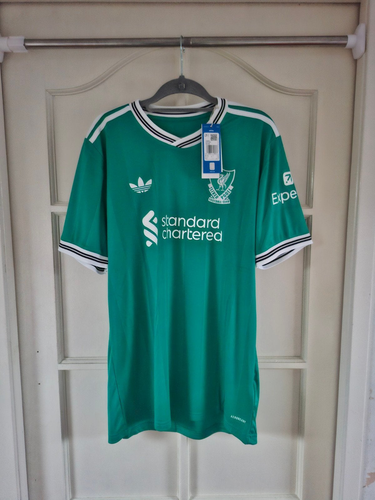 Liverpool FC Adidas Voetbalshirt Groen Maat L, Maat 52/54 (L), Nieuw, Ophalen of Verzenden, Adidas