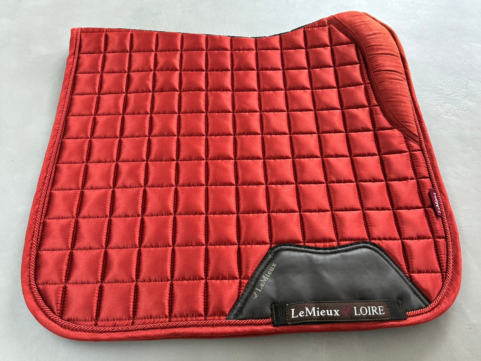 LeMieux Loire Memory Sienna dekje full dressuur, Full (L), Dressuurdekje, Rood, Ophalen of Verzenden