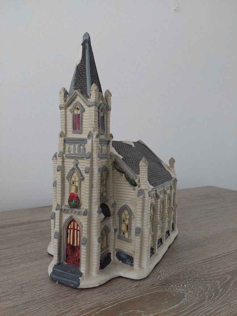 Kerstdorp: Kerk, Diversen, Kerst, Ophalen, Zo goed als nieuw