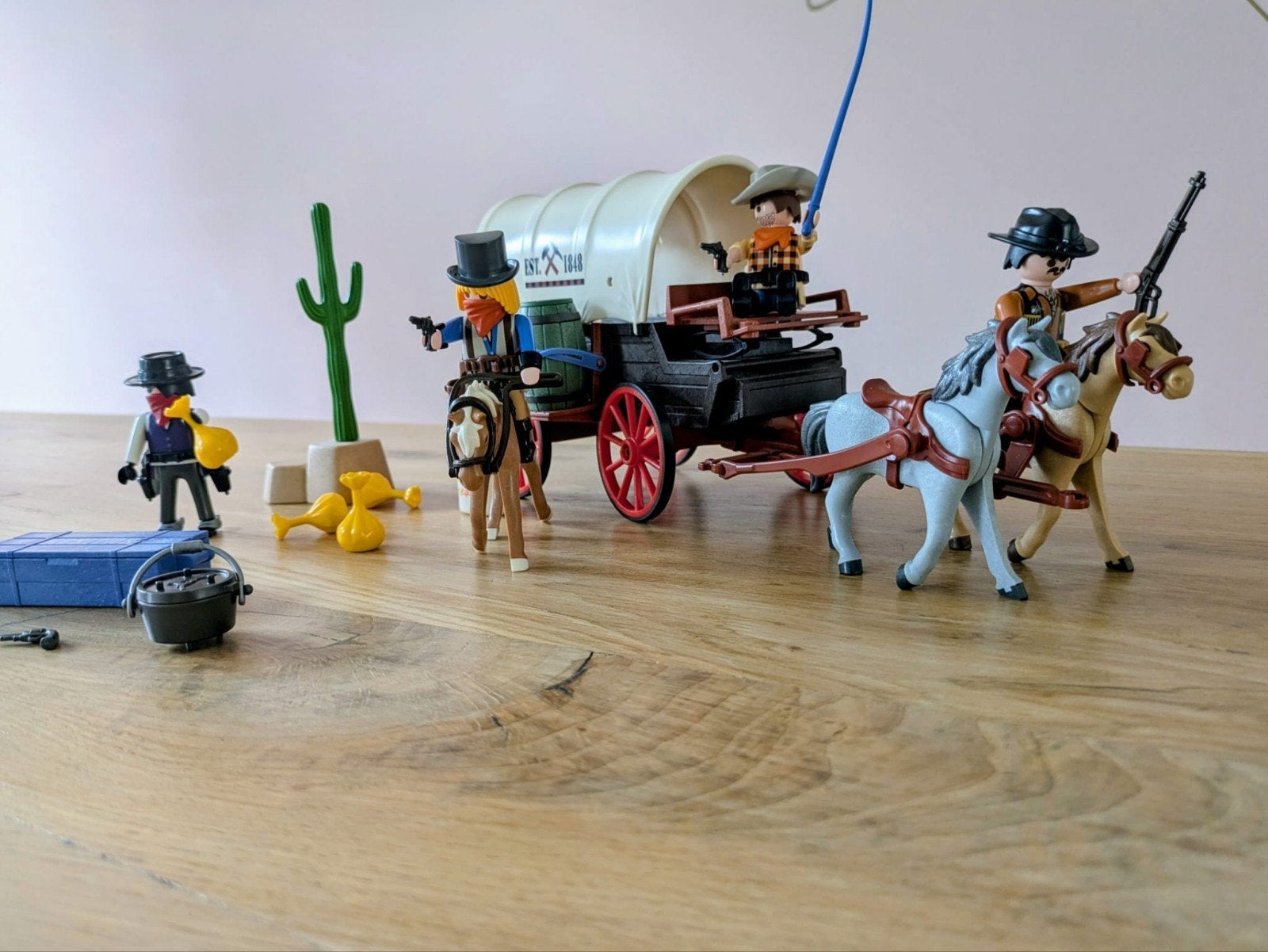 Playmobil Western Set: 5248, Kinderen en Baby's, Speelgoed | Playmobil, Ophalen, Gebruikt, Complete set, Voertuig