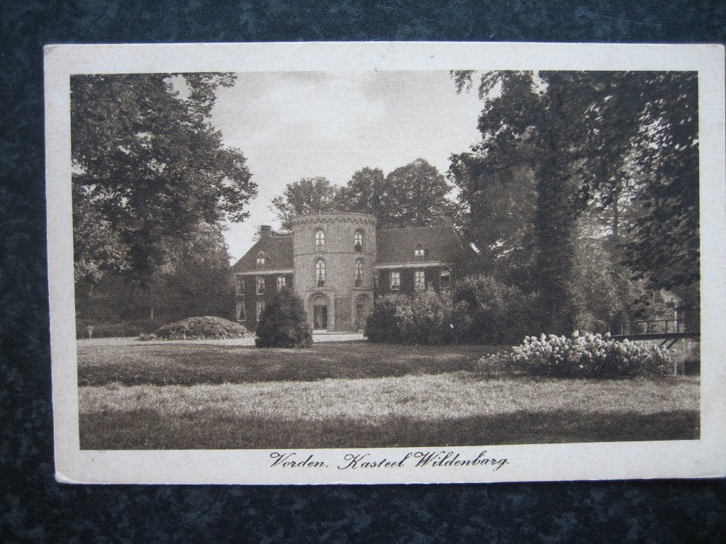 VORDEN Kasteel De Wildenborch A, Ophalen of Verzenden, 1920 tot 1940, Gelderland