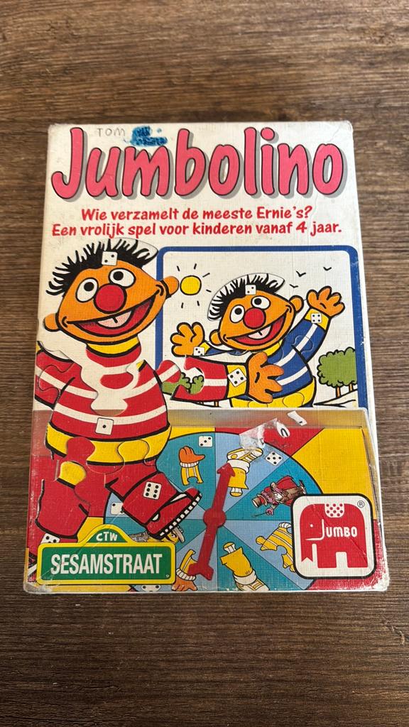 Jumbolino Sesamstraat spel - Wie verzamelt de meeste Ernie's, Kinderen en Baby's, Speelgoed | Overig, Ophalen of Verzenden, Gebruikt