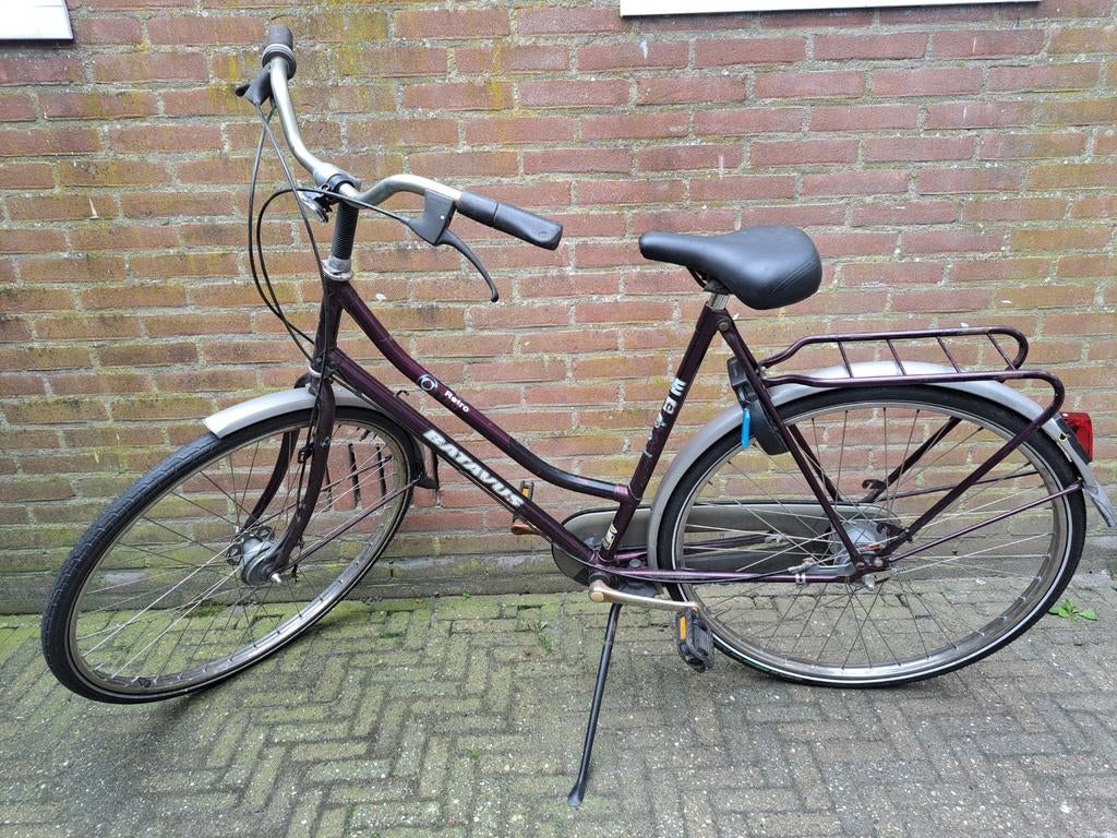 BATAVUS 28 inc  3 versnellingen dames fiets, 53 tot 56 cm, Ophalen, Gebruikt, Versnellingen