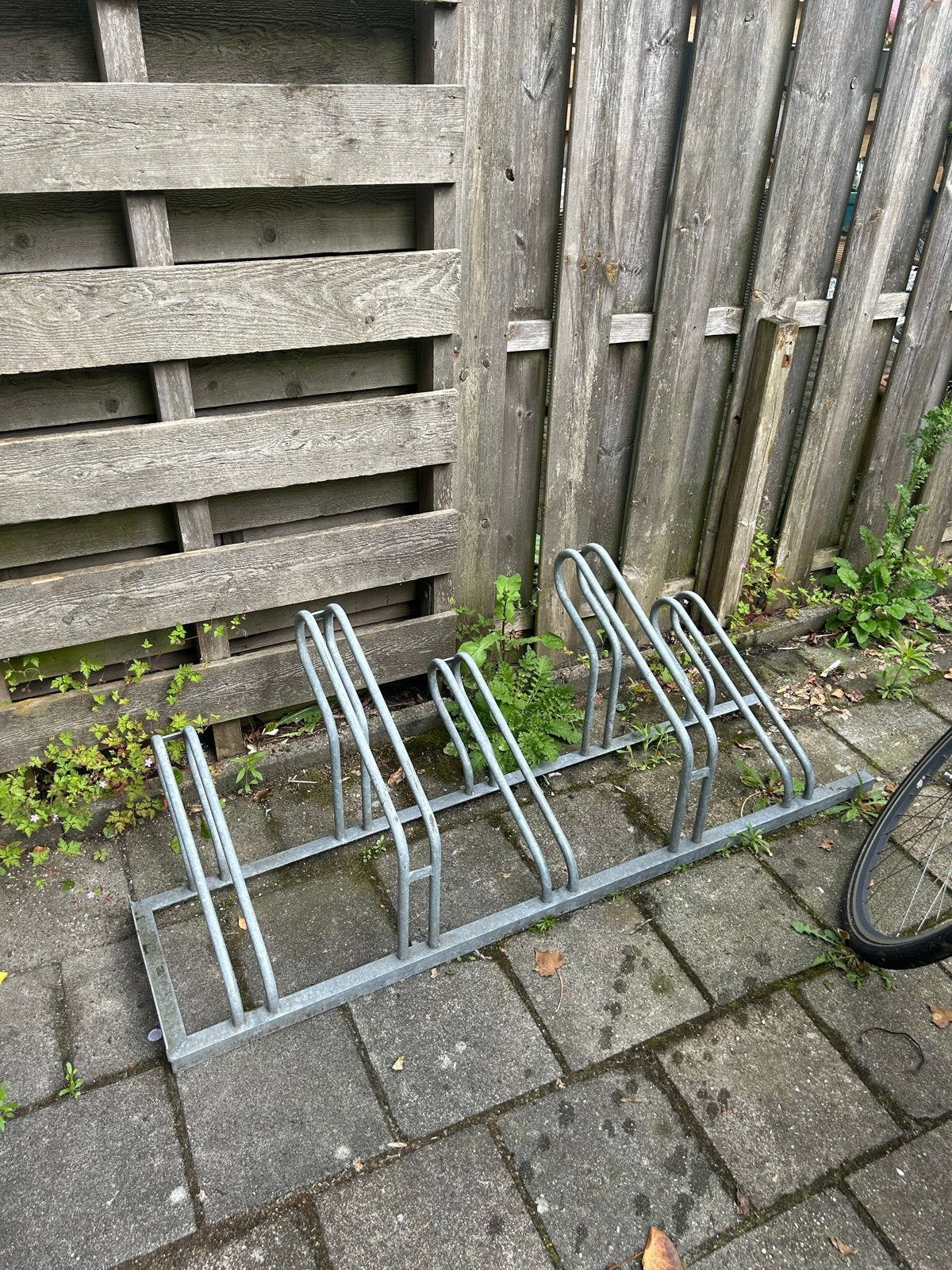 Fietsenrek voor 5 fietsen, Ophalen, Zo goed als nieuw