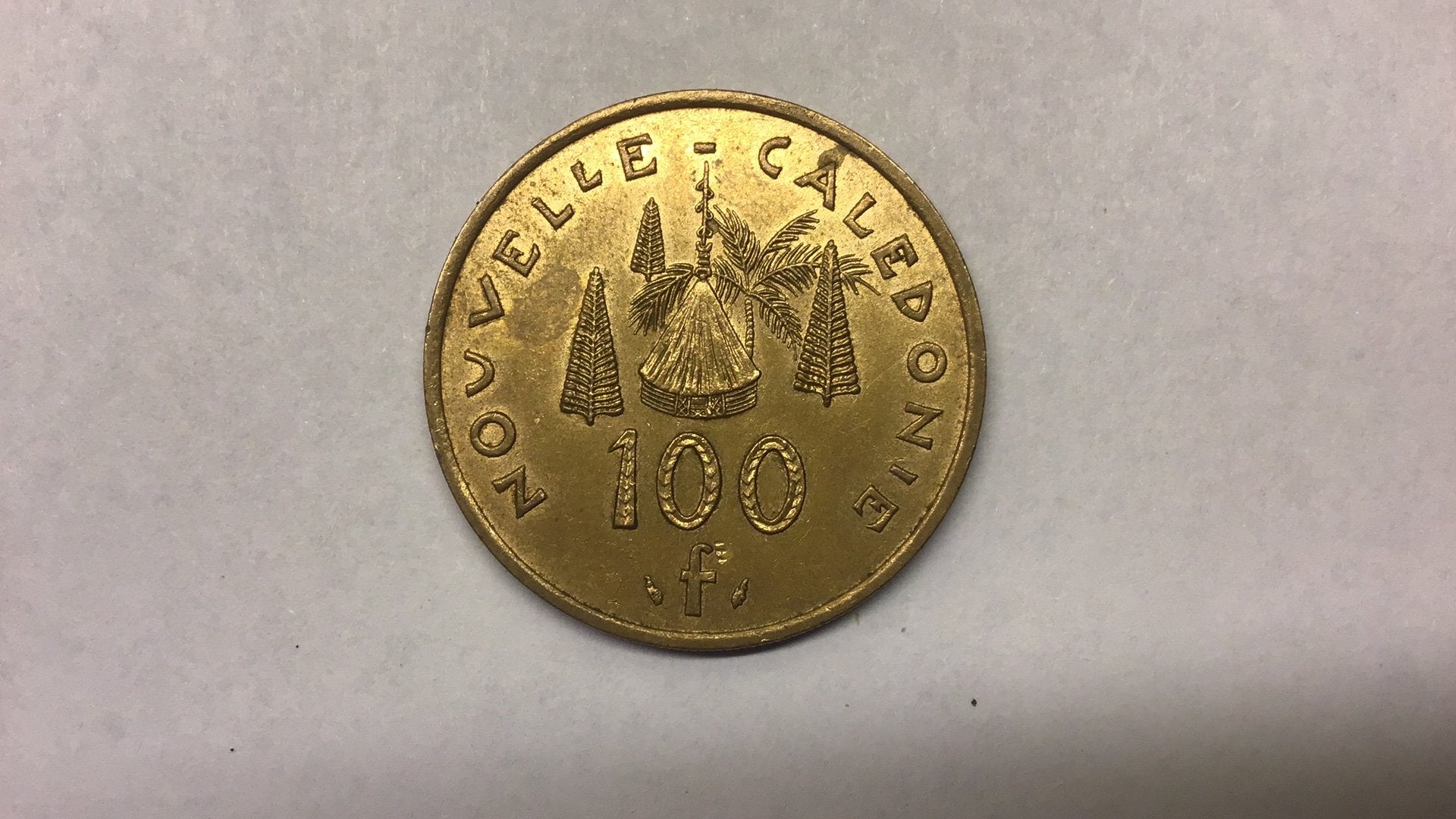 New Caledonie 100 francs 1976., Postzegels en Munten, Ophalen of Verzenden