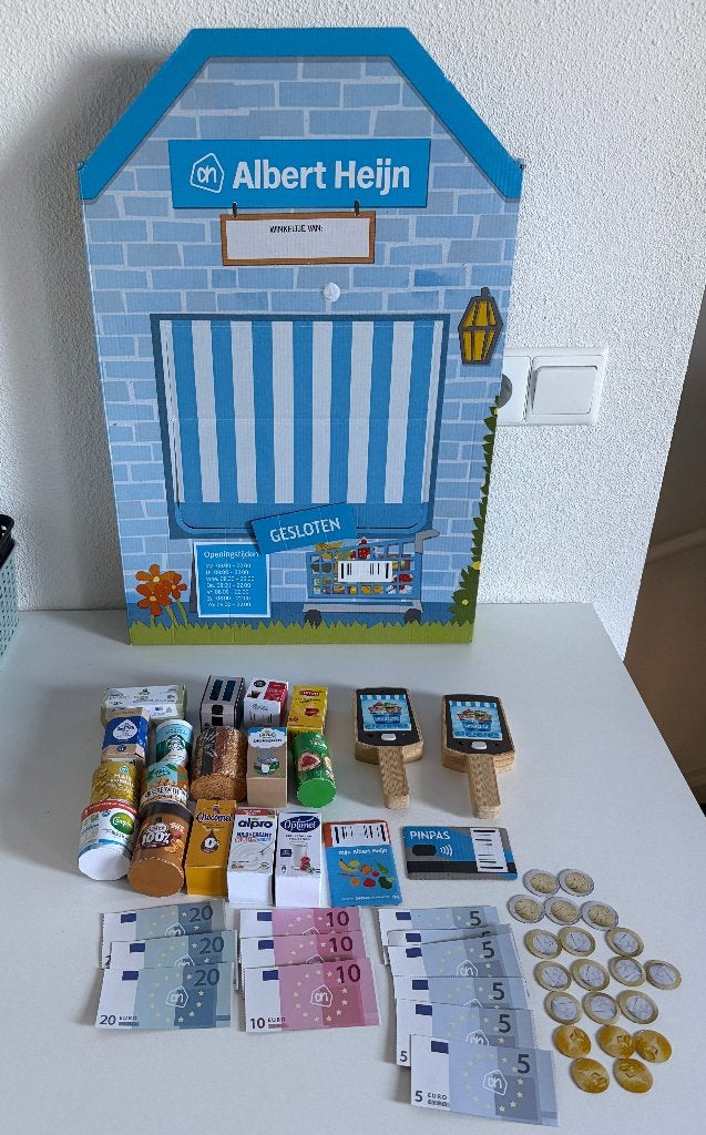 Albert Heijn winkel met mini's en 2 handscanners, Verzamelen, Albert Heijn, Ophalen