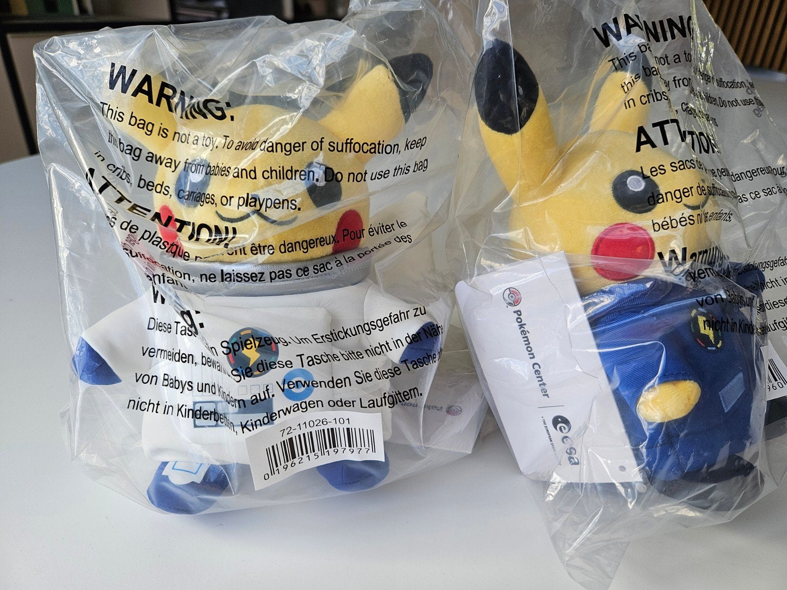 Nieuwe Pokémon x ESA Pikachu knuffel - Astronaut, Overige merken, Overige typen, Nieuw, Met label