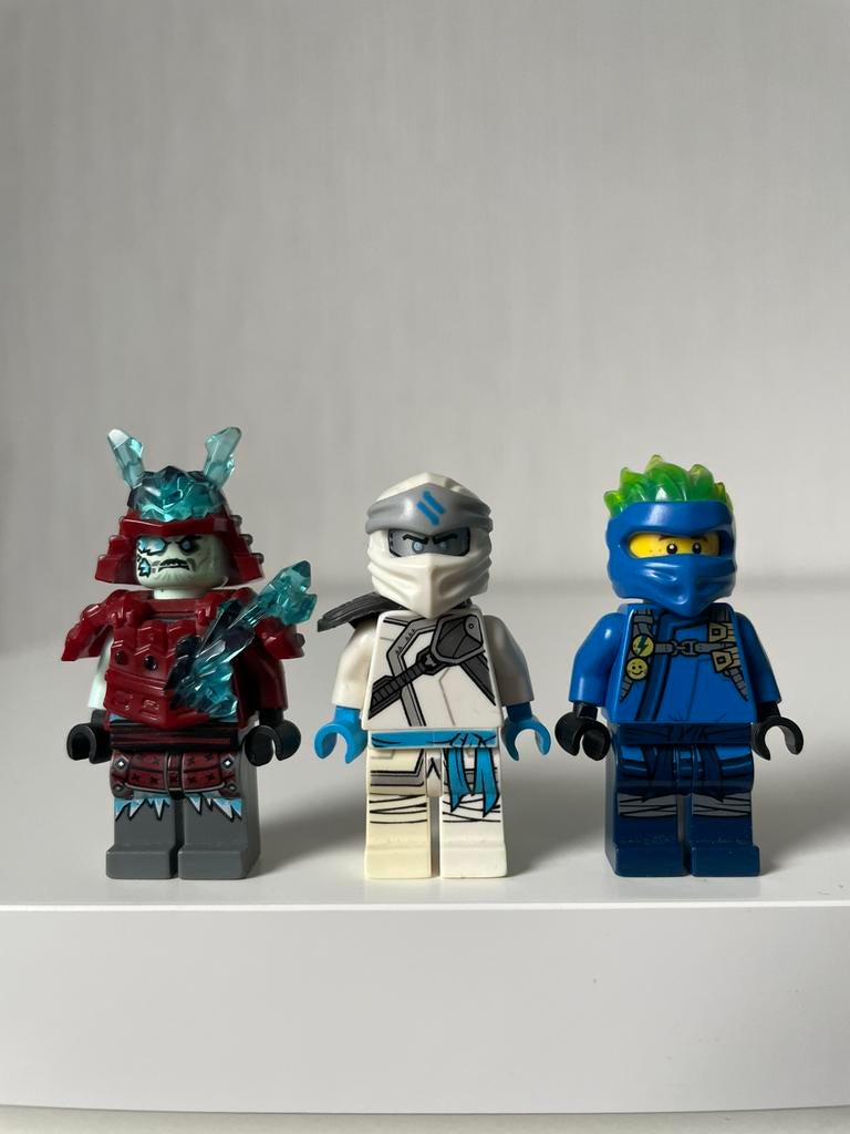 Lego Ninjago Zane Armor, Jay FS & Blizzard Samurai, Kinderen en Baby's, Speelgoed | Duplo en Lego, Ophalen, Gebruikt, Lego, Minifiguur