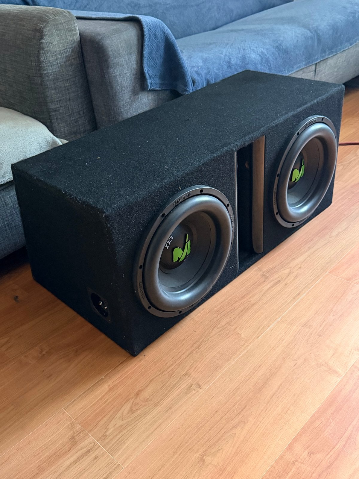 2xMachete MF-12R Subwoofers 4800w/2400rms, Ophalen, Gebruikt