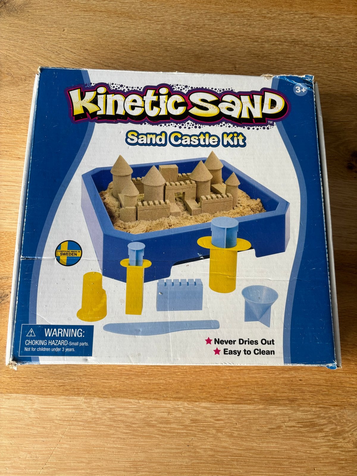Kinetic Sand Sand Castle Kit - Eindeloos speelplezier!, Ophalen, Zo goed als nieuw, Jongen of Meisje