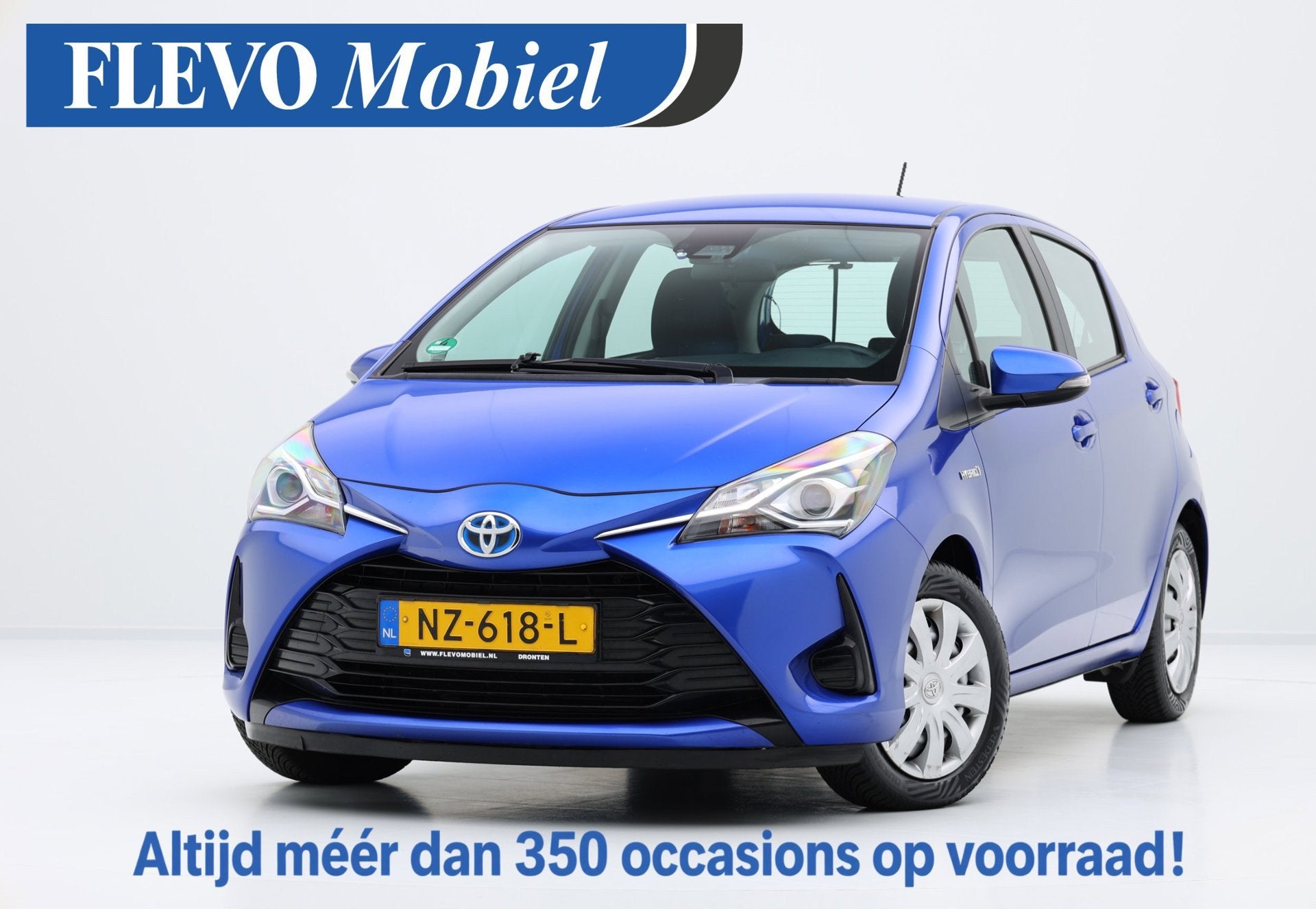 Toyota Yaris 1.5 Hybrid Aspiration 5-drs Clima|Cam|Cruise|Tr, Auto's, Dealer onderhouden, 1497 cc, Gebruikt, Euro 6