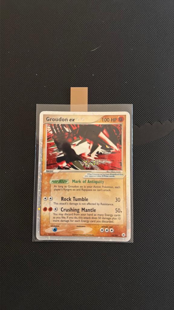 Groudon ex (93/101) - Pokemon, Ophalen of Verzenden, Zo goed als nieuw