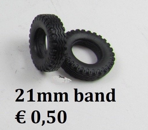 21 mm band, Hobby en Vrije tijd, Ophalen of Verzenden, Nieuw, Bus of Vrachtwagen, Overige merken