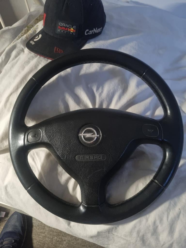 Opel Astra G lederen stuur, Auto-onderdelen, Ophalen of Verzenden, Opel