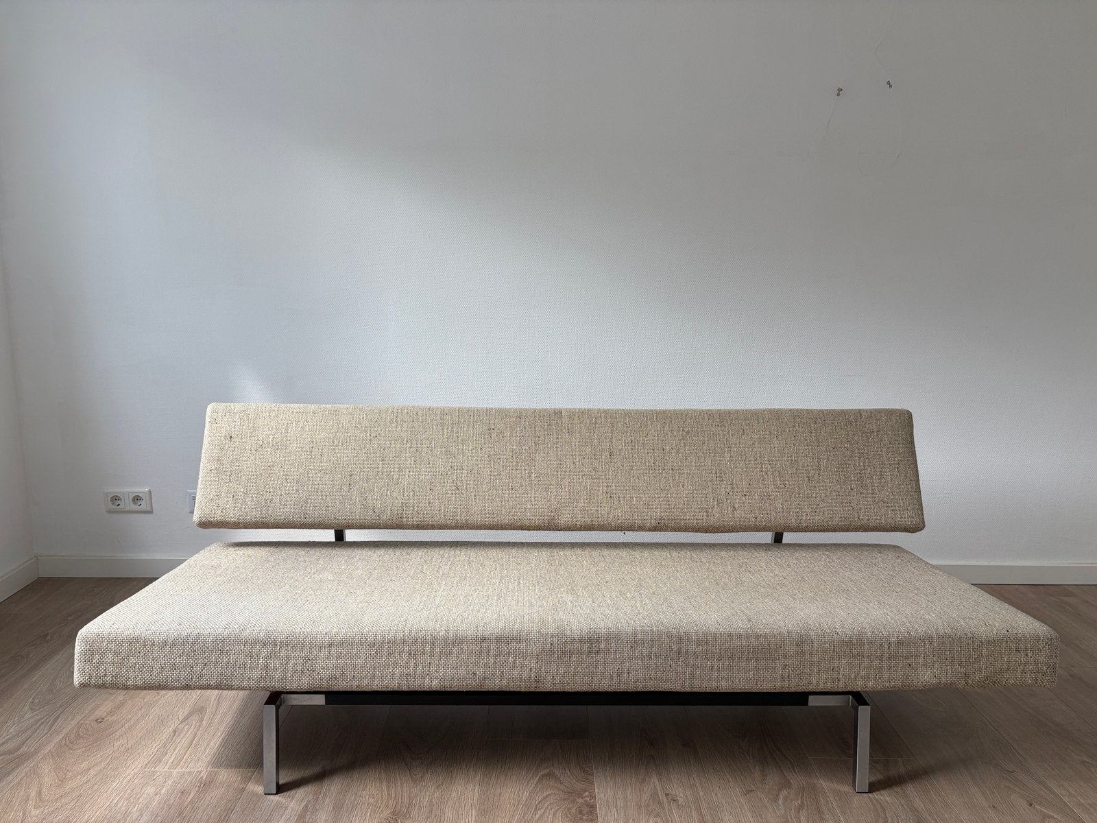 Martin Visser vintage slaapbank Spectrum, Ophalen, 70 cm of minder, Beige, Tweepersoons
