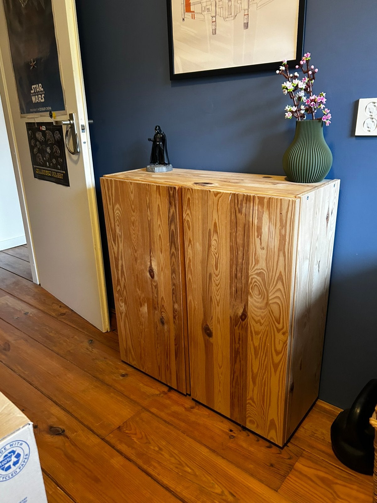 Ikea Ivar grenenhouten kast, Ophalen, Met deur(en), 50 tot 100 cm, Zo goed als nieuw
