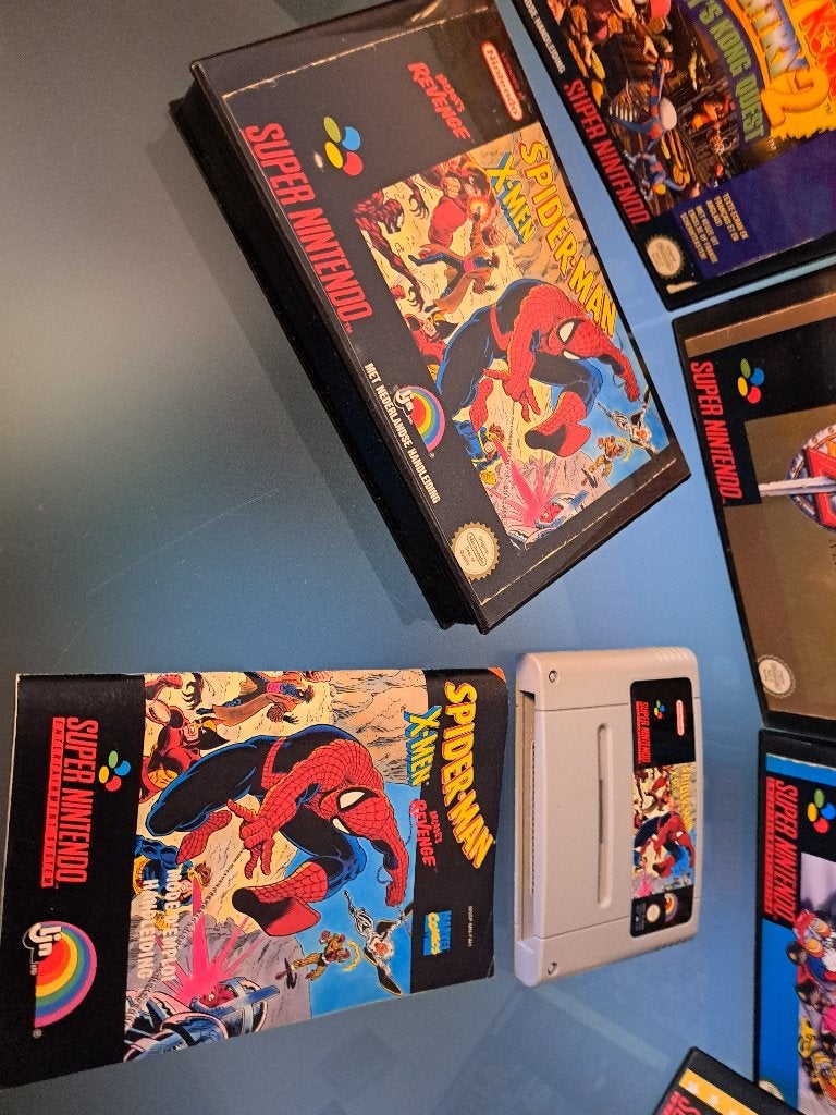 Super Nintendo SNES Spiderman X-men Arcade's Revenge boekje, Spelcomputers en Games, Games | Nintendo Super NES, Avontuur en Actie