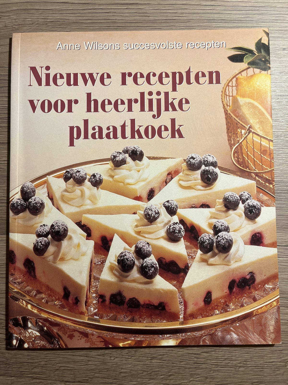 Nieuwe recepten voor heerlijke plaatkoek - Anne Wilson, Ophalen of Verzenden, Zo goed als nieuw, Taart, Gebak en Desserts