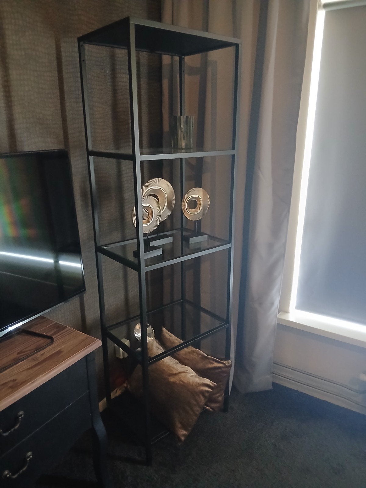 Vittsjö rek Ikea, Ophalen, Met plank(en), Minder dan 50 cm, Modern, Industrieel