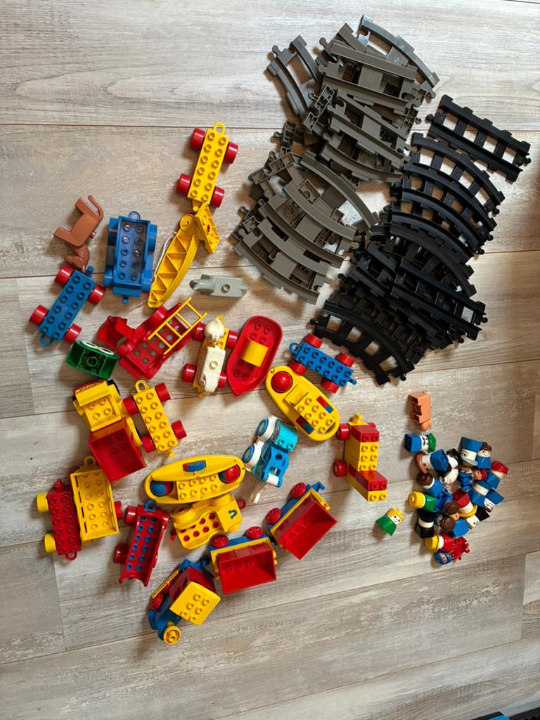Partij Duplo, Kinderen en Baby's, Speelgoed | Duplo en Lego, Gebruikt, Overige thema's, Ophalen of Verzenden, Duplo