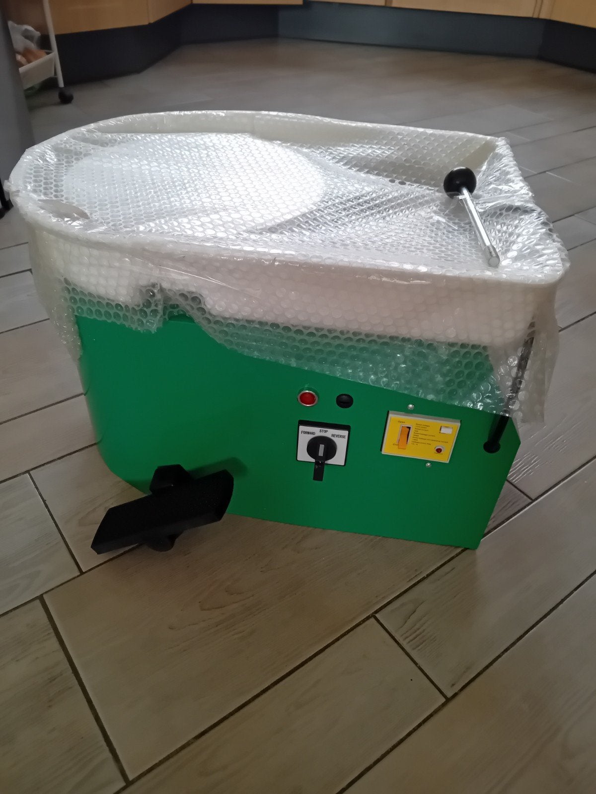 Nieuwe elektrische pottenbakkersschijf, groen, Ophalen of Verzenden