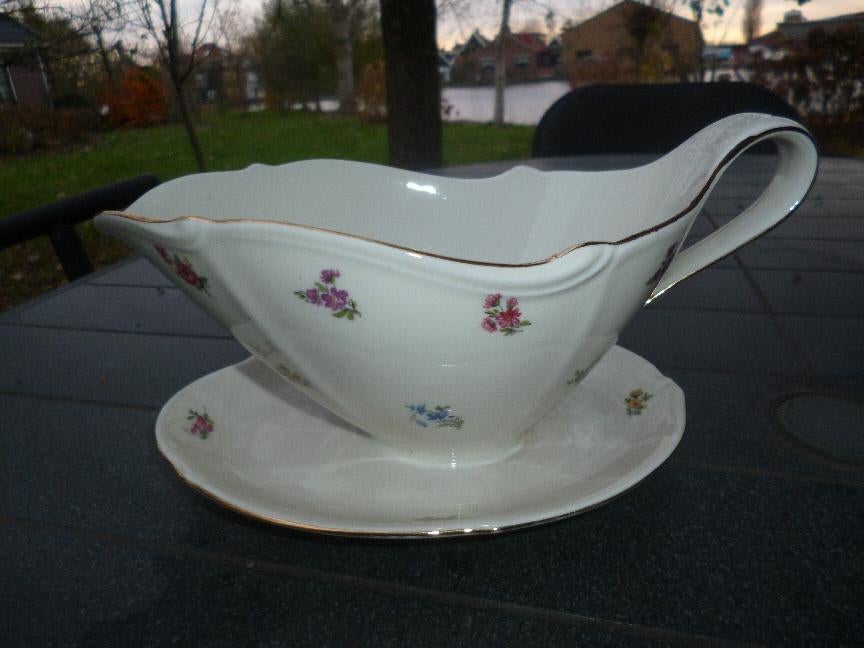 Juskom Winterling Marktleuthen Bavaria vol strooi bloemetjes, Ophalen of Verzenden