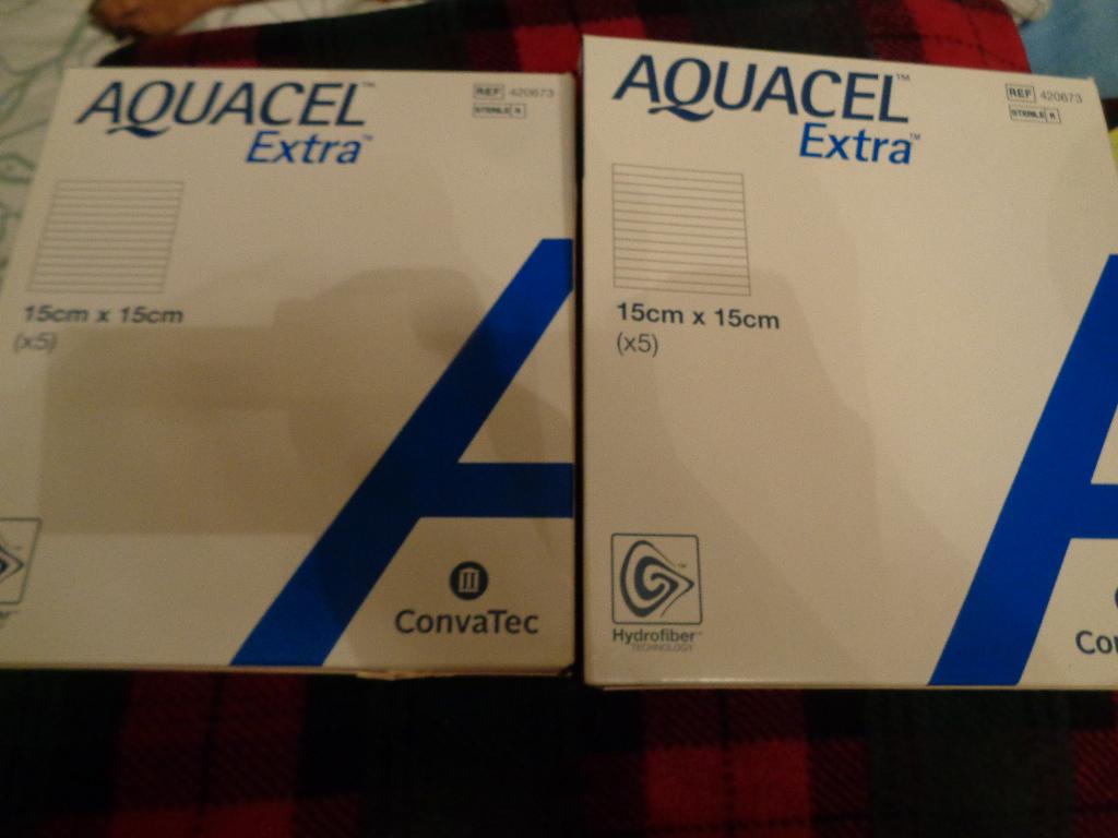 2x Aquacel Extra Hydrofiber Wondverband 15X15cm Steriel, Diversen, Ophalen of Verzenden, Nieuw