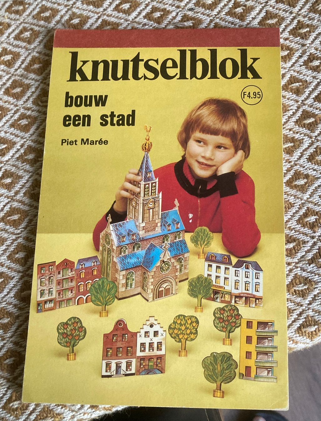 Knutselblok Bouw een Stad - Piet Marée (Vintage), Gebouwen, Meerkleurig, Ophalen of Verzenden, Zo goed als nieuw