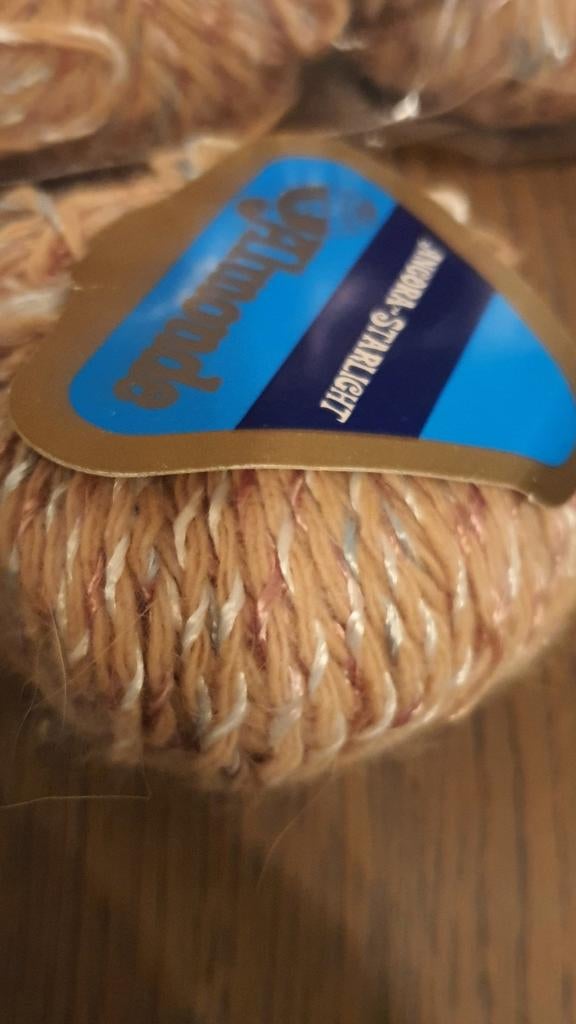 9x 25gr Angora Lamswol Cammel bruin breigaren haakgaren, Hobby en Vrije tijd, Breien en Haken, Ophalen of Verzenden, Nieuw, Breien of Haken