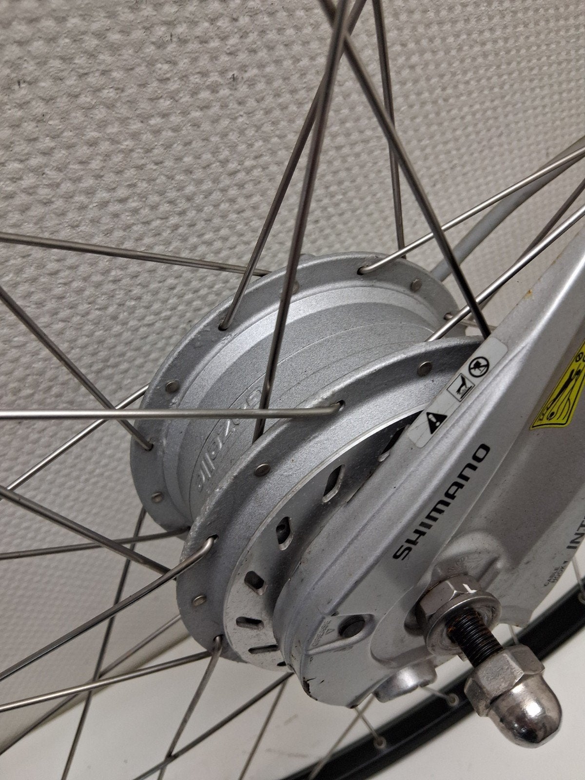 Gazelle Innergy voorwielmotor 5pins zwarte velg, Zo goed als nieuw, Motor, Aluminium, Gazelle