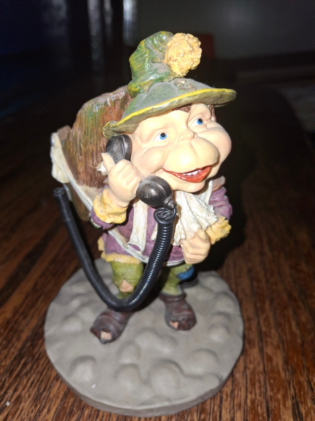 Efteling Loaf Collection beeldje - Kabouter met telefoon, Verzamelen, Ophalen, Zo goed als nieuw