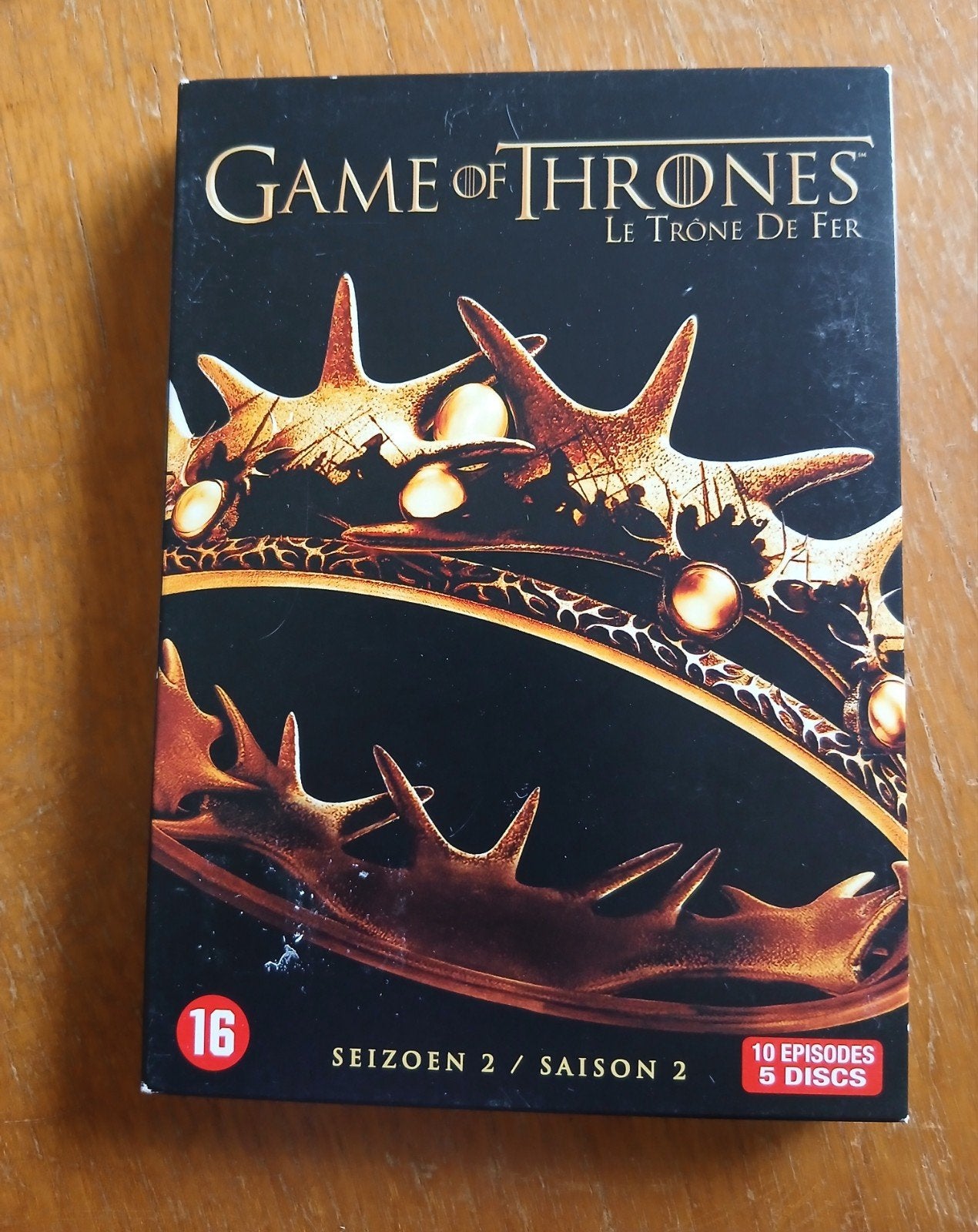 Game of Thrones Seizoen 2 DVD - Le Trône de Fer, Gebruikt, Vanaf 16 jaar, Nederlands, Science Fiction en Fantasy