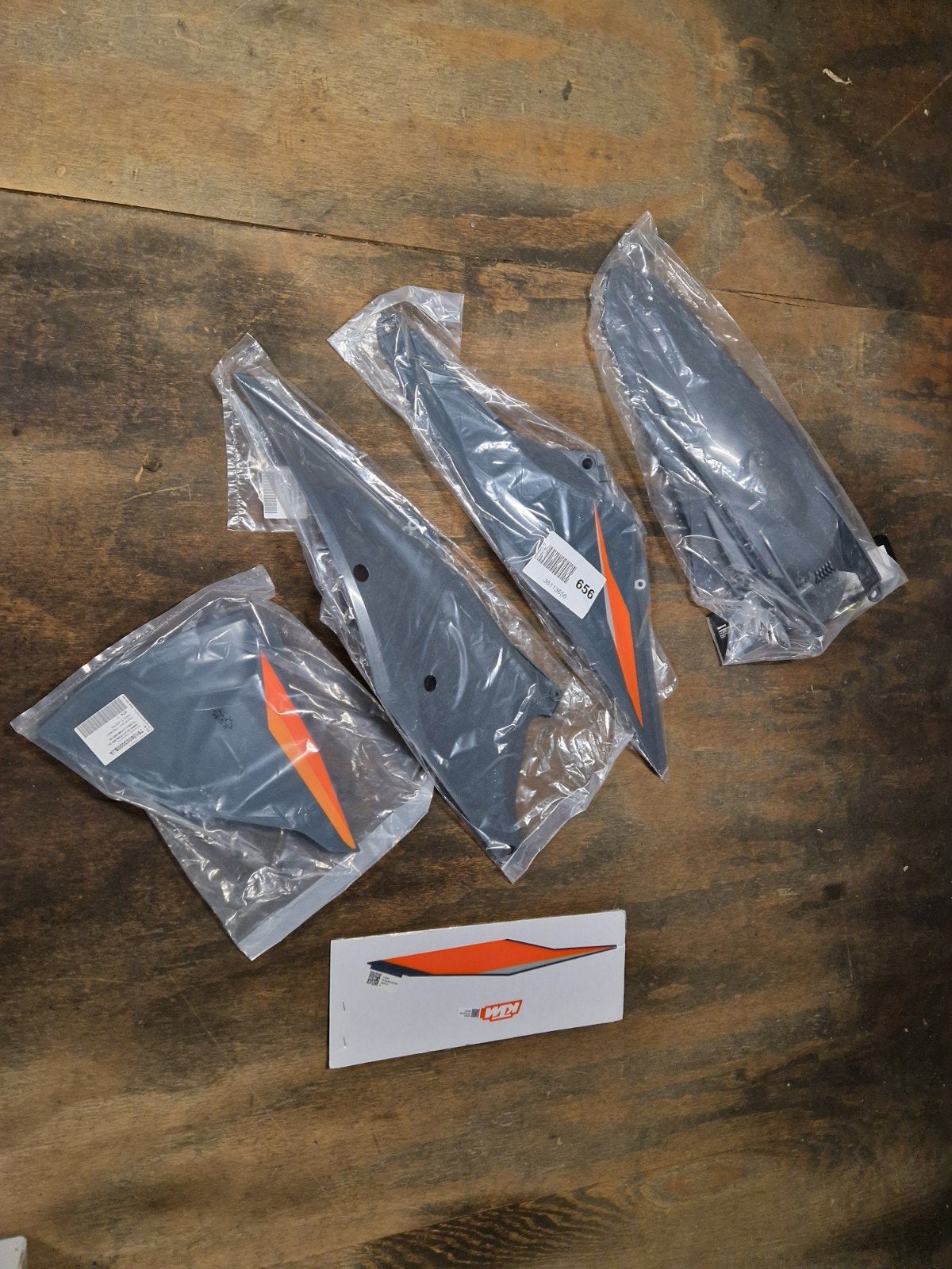Ktm achterkant plastic exc 2021 nieuw, Ophalen of Verzenden