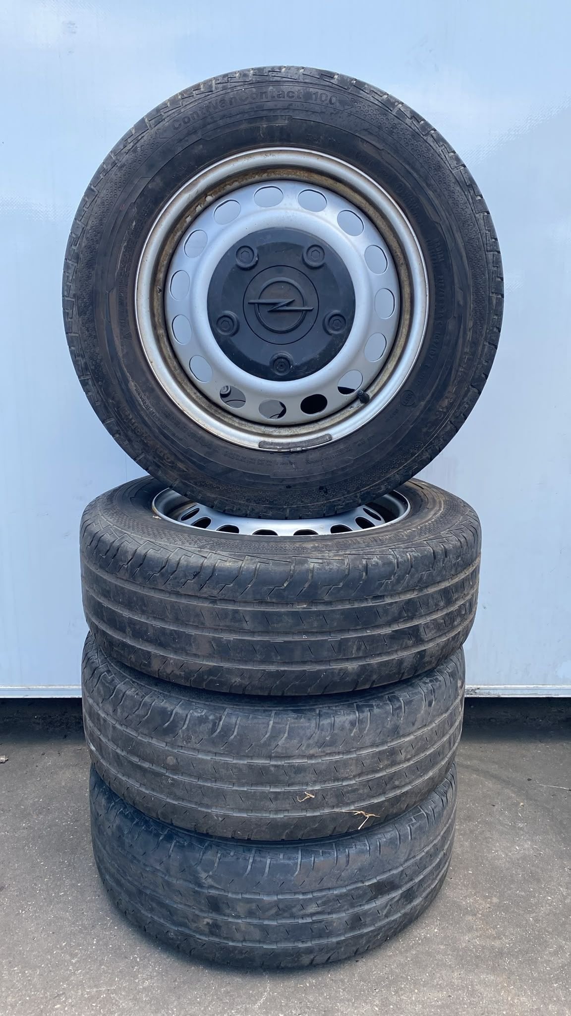 Opel Vivaro Jumpy Expert Zomer Banden Set 215-65-16 5x108, Gebruikt, -, -, Banden en Velgen