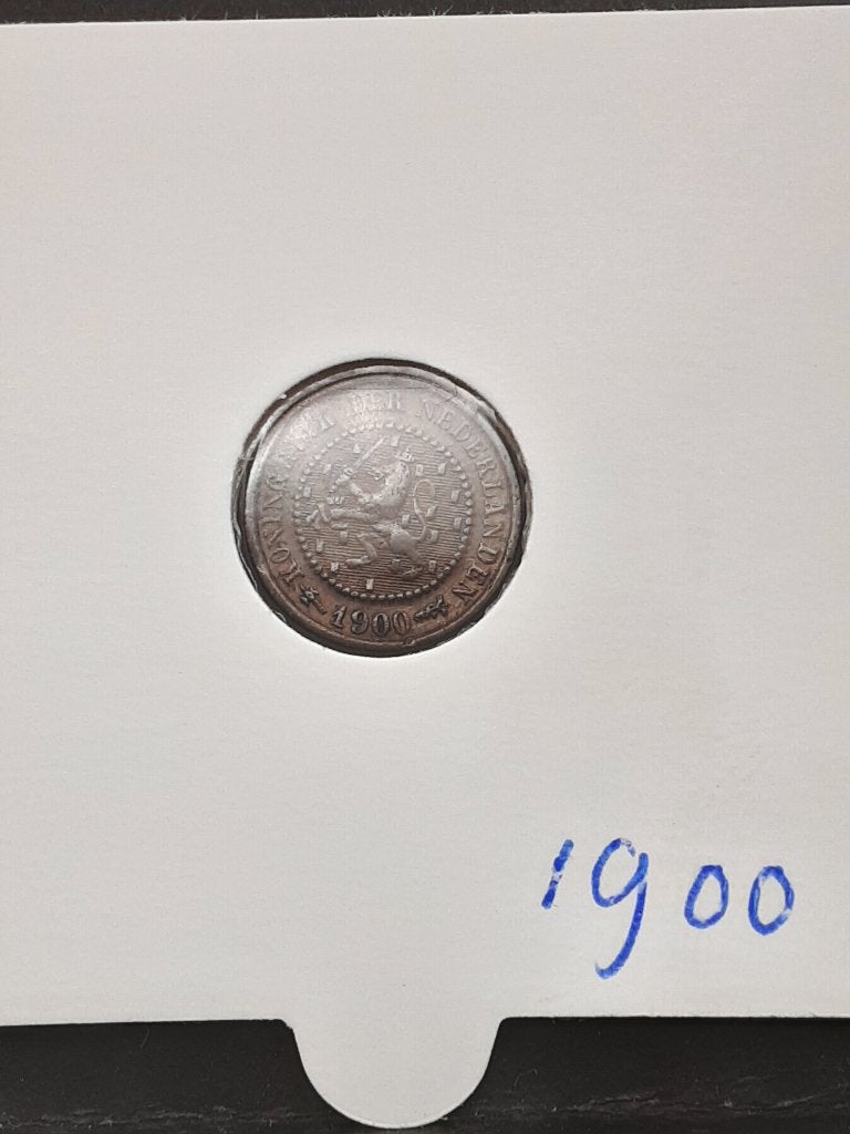 1/2 cent 1900 Koningin Wilhelmina, Postzegels en Munten, Munten | Nederland, Verzenden, Koningin Wilhelmina, Overige waardes, Losse munt