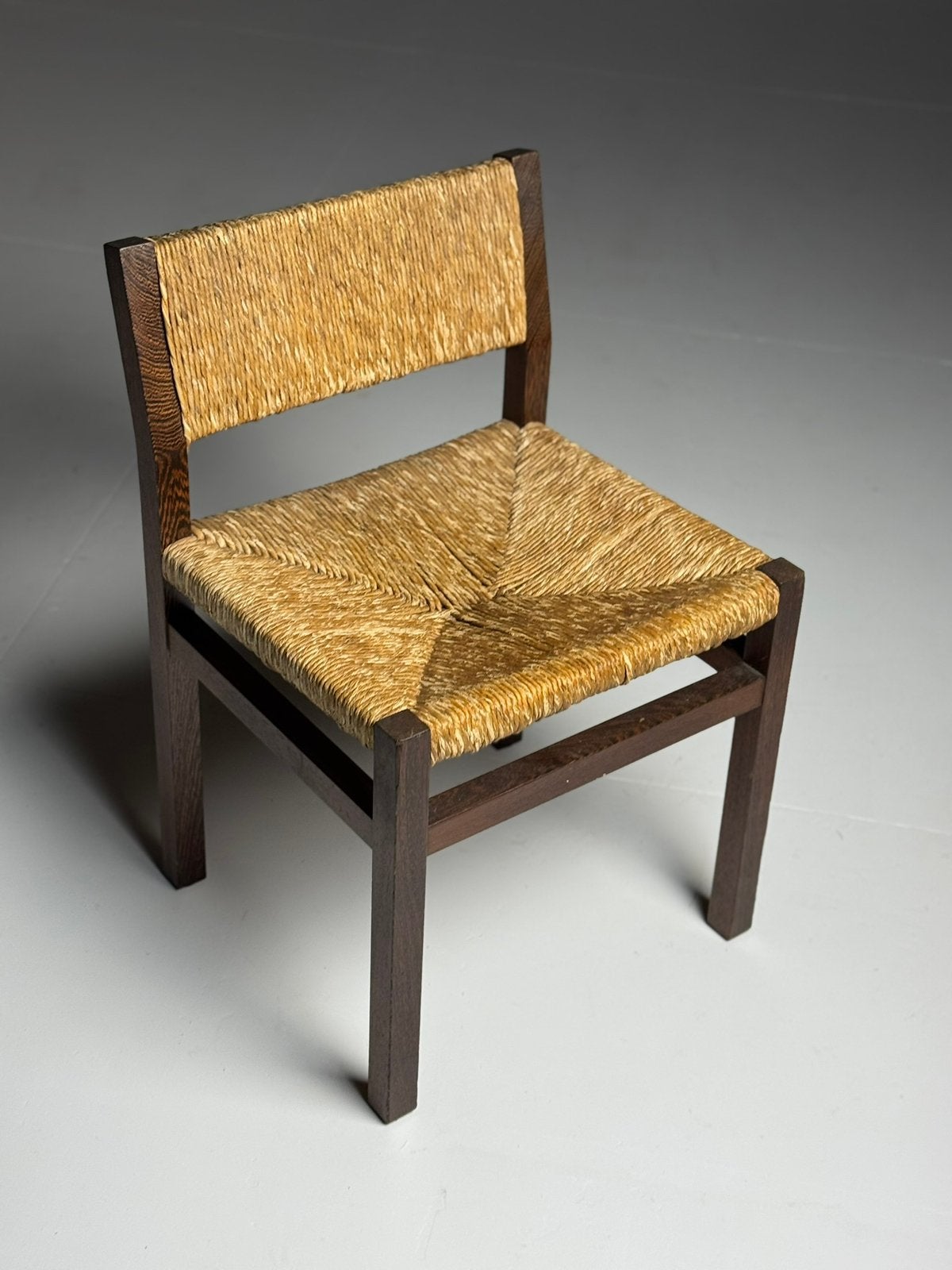 Martin Visser eetkamerstoelen vintage, Ophalen, Zo goed als nieuw, Bruin, Vijf, Zes of meer stoelen