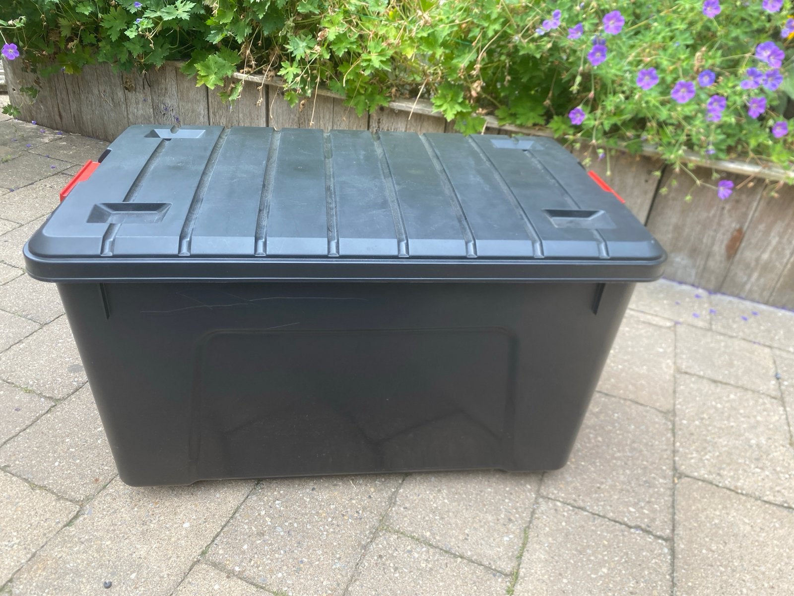 Grote opbergbox op wielen - 110 liter, Ophalen, Gebruikt, 50 tot 100 cm, 5 – 50