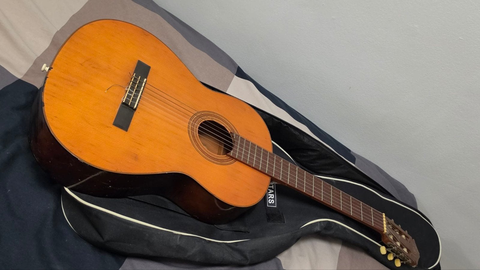 Yamaha G-50A Klassieke Gitaar met hoes, Ophalen of Verzenden, Gebruikt, Klassieke of Spaanse gitaar, Met koffer