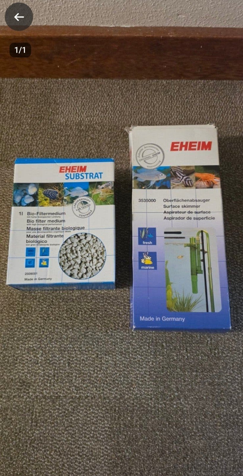 bio filtermedium 1 liter en een surface skimmer, Ophalen of Verzenden, Nieuw