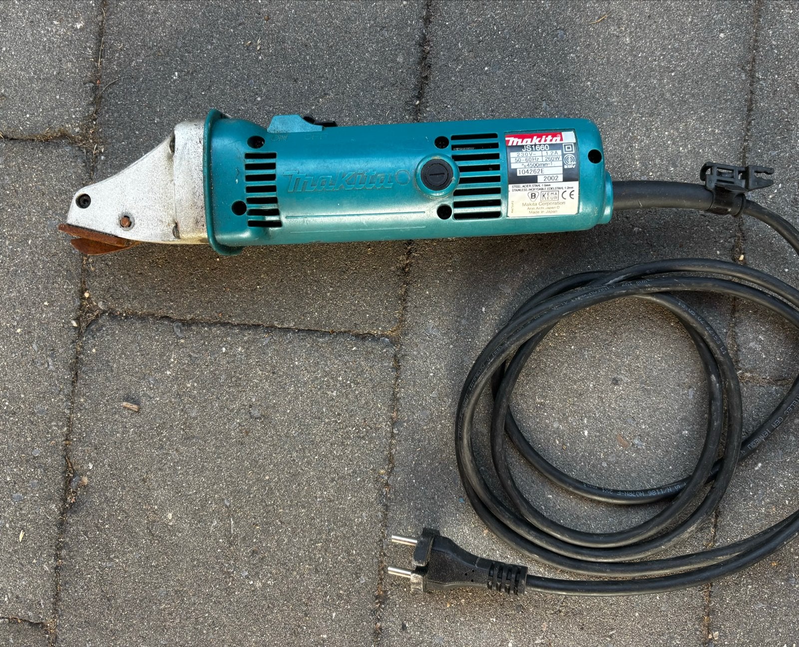 Makita JS1660 Plaatsnijder, Ophalen of Verzenden, Gebruikt