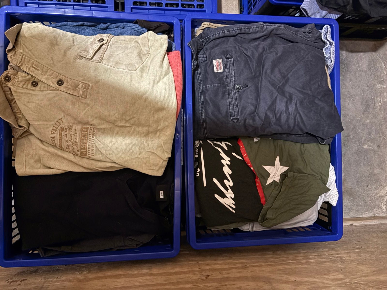 Heren kleding, Ophalen, Zo goed als nieuw